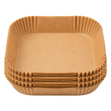 100 PCS Square Air Fryer Paper Liners for 5 to 8Qt Baskets