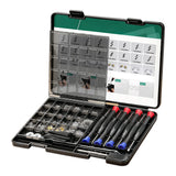 Glasses Repair Kit with Screws Nose Pads and Tools