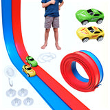 DIY Dual Color Flexible Race Track Car Toy