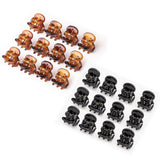 24Pcs Mini Non Slip Claw Clips for Women Stylish Small Hair Clips