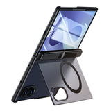 Shock Resistant Phone Case Compatible With Galaxy Z Fold 8 with Screen Protector Black