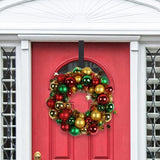 2Pcs Adjustable Wreath Hanger Over The Door Wreath Hook Hanger for Christmas Wreath Decoration