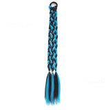 2PCS 45cm Three-Strand Braiding Hair for Wigs and Hair Extensions DIY Styling Blue