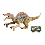 2.4Ghz Remote Control Dinosaur Toy Electric RC Walking Toy Brown Spinosaurus