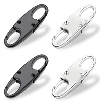 4PCS Zipper Pull Replacements with Lock for Luggage and Suitcases Style 1