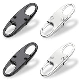 4PCS Zipper Pull Replacements with Lock for Luggage and Suitcases Style 1