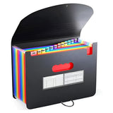Accordion File Organizer Expanding File Folder Large Capacity Document Storage Style 1