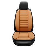 Universal Auto Seat Cushion with Back Support Pillow Ergonomic Lumbar Support Cushion for Drivers Office Staff Orange
