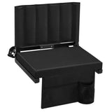 Foldable Stadium Chair with Shoulder Strap and Storage Pocket Comfortable Outdoor