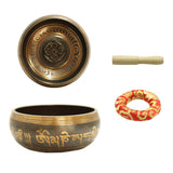 Tibetan Singing Bowl for Yoga Meditation with Striker and Cushion