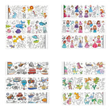 4PCS Large Coloring Paper Scroll Rolls Drawing Set 30x300cm for Little Ones