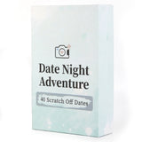 40 Ideas Date Night Adventure Scratch-Off Card Game for Couples