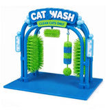 Self Grooming Arch Station for Cats with Brush and Play Kit