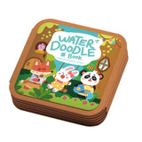 Reusable Water Coloring Book Water Doodle Painting Notebook Toy Style 1