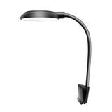 Clip On LED Aquarium Light USB Powered Fish Tank Lamp for Fish Tanks Aquatic Plants Black