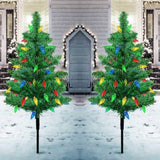 4-in-1 Solar Christmas Tree Lights Xmas Outdoor Garden Decorations