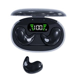 Wireless Bluetooth Sleep Earbuds Invisible Earplugs with Charging Case Black