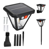 Solar Spot Lights with Motion Sensor Wall Path Lamp for Garden