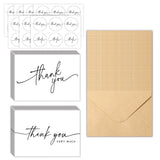40PCS Thank You Cards with 40 Envelopes and 42 Stickers for Weddings Graduation