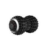 Vibrating Rolling Massage Ball with 4-Speeds Deep Tissue Trigger Point Massager Black