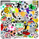 50Pcs Soccer Stickers for Boys Girls Teens Soccer Stickers for Water Bottle Laptop Decoration