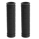 2PCS Bicycle Handlebar Grips – Rubber for MTB & BMX Black