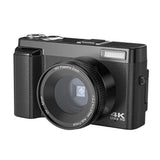 4K Digital Camera 48MP with Flip Screen 16X Zoom and 32GB TF Card