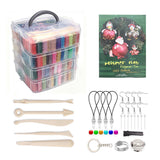 82-Color Air Dry Clay Modeling Set for Kids with Sculpting Tools