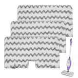 3PCS Steam Mop Replacement Pads Compatible with Pocket S3501 S3550 S3601