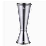 Stainless Steel Double Jigger 30ml 60ml Cocktail Bar Measuring Cup for Bartending Silver
