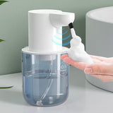 Touchless Automatic Electric Foaming Soap Dispenser 4-Level Adjustable Rechargeable Soap Dispenser White
