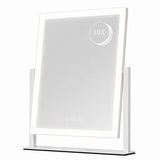 3-Color Dimmable 360-Degree Rotation Tabletop LED Vanity Makeup Mirror with Lights for Women and Mom