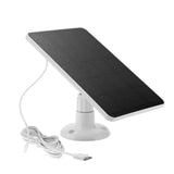 10W Solar Panels with Adjustable Stand Wall Mount for Outdoor Camera Security Lights