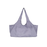 Large Yoga Mat Carrying Bag with Side Pocket Yoga Tote Bag Gym Bag Purple