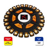Alphabet Chess Board Game – Family Word Games with 15-Second Timer and 36 Category Cards Orange