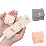 3-Pack Mini Travel Jewelry Organizer Pouches with Buckle – Portable Storage Bags