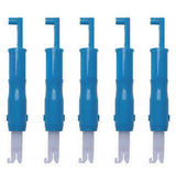 5PCS Sewing Needle Threaders Quick & Easy Threading Tool Blue