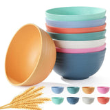8-Piece Wheat Straw Cereal Bowls – Durable, Microwave & Dishwasher Safe