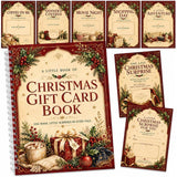 Christmas Gift Card Book DIY Spiral Bound with Handwritten Note Pages Style 2