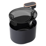 Pet Water Fountain Cat Dog Automatic Electric Drinking Dispenser with Red Light Indicator Black