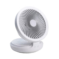 Table Fan USB Foldable Desktop Fan Portable Air Circulator Fan with Night Light