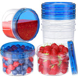 6PCS 500ml Food Storage Containers – Reusable Meal Prep Boxes Microwave & Freezer Safe