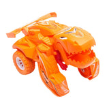 Crash Transforming Dinosaur Car Toy Deformation Toy Car Kid Gift Orange