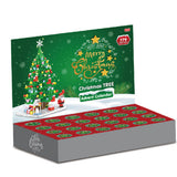 Advent Calendar Christmas Tree Building Set with LED Light String Xmas Countdown Calendar