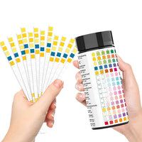100Pcs 16-in-1 Water Quality Test Strips Water Test Kit for Pool Pond Aquarium Spa Drinking Water