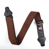 Guitar Strap for Acoustic Electric Classic and Bass Guitars Brown