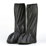 Water Resistant Rain Shoe Covers with Reflective Strip Reusable Protective Boot Covers for Cycling Hiking Gardening