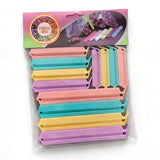 24PCS Plastic Bag Clips Sealer Clamp for Kitchen Food Snack Storage