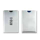 30 PCS Slim RFID Card Sleeves – Credit & ID Protector Wallet Shields Silver