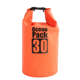 30L PVC Dry Bag Backpack Roll Top Water Resistant for Outdoors
